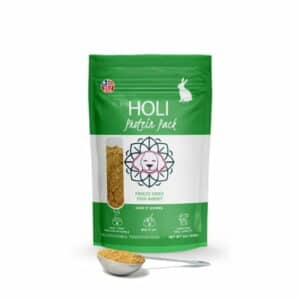 HOLI Rabbit Single Ingredient Dog Food Protein Pack Topper - Made in USA Only - Human-Grade Freeze Dried Dog Food Mix in Topping - Grain Free Gluten Free Soy Free - 100% All Natural