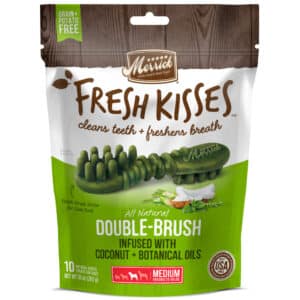 Merrick Fresh Kisses Dog Dental Treats Coconut Plus Botanical Oils Recipe Dog Treats for Medium Breeds - 23 oz, 22 count