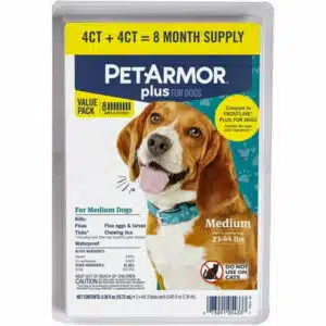 PetArmor Plus Flea & Tick Prevention for Medium Dogs 23-44 lbs 8 Month Supply