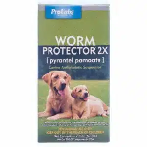 ProLabs Worm Protector 2X for Dogs 2-Ounce Multi-Colored