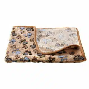 XIAN Warm Soft Pet Dog Blanket Non-Slip Cute Paw Print Breathable Blanket Bed Suitable for Couch Pet Bed Travel 60 times 40