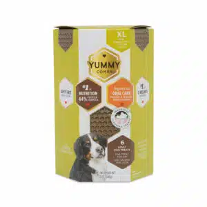 Yummy Combs Dog Dental Treat Protein Formula Extra Large | 12 oz