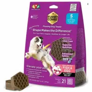 Yummy Combs Yummy Combs Flossing Dental Care Allergy Relief Dog Treats, Small | 21 ct