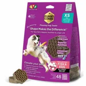 Yummy Combs Yummy Combs Flossing Dental Care Allergy Relief Dog Treats, Xs | 48 ct