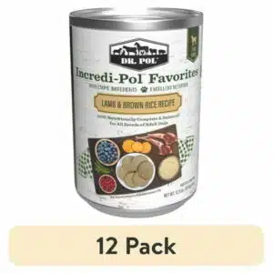 (12 pack) Dr. Pol Incredi-Pol Favorites Lamb & Rice Canned Dog Food 12.5oz.