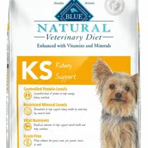 BLUE Natural Veterinary Diet KS Kidney Support Dry Dog Food - 6 lb Bag