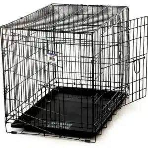Bilot Medium Wire Double Door Dog Crate Medium Wire Double Door Crate Great for Pets Up to 50lbs (Item No. WCMED)