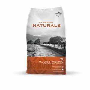 Diamond Naturals Chicken & Rice Formula All Life Stages Dry Dog Food - 40 lb Bag