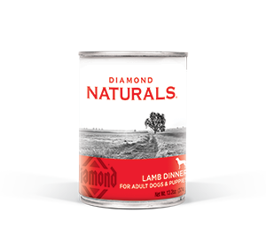 Diamond Naturals Lamb Dinner All Life Stages Canned Dog Food - 13.2 oz, case of 12