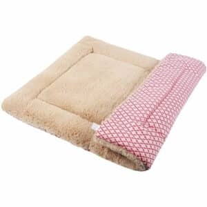 Dog Mattress Pet Mattress Dog Blanket Xz014 (M (75 * 55Cm) Short Plush Pink)