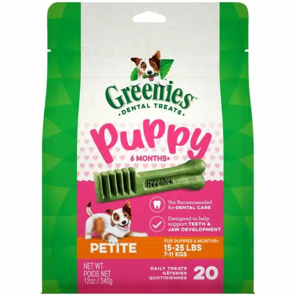 Greenies 6+ Months Puppy Petite Dental Dog Treats - 6 oz