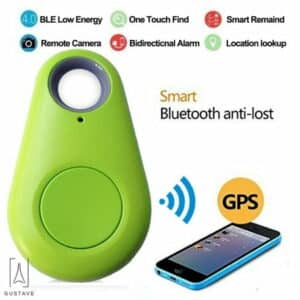 GustaveDesign Smart Bluetooth Tracker GPS Locator Car Key Wallet Pet Dog Auto Finder Alarm Wireless Bluetooth Track Device Lost Reminder Green