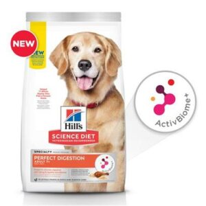 Hill's Science Diet Adult 7+ Perfect Digestion Chicken Dry Dog Food 22 lb Bag, Chicken