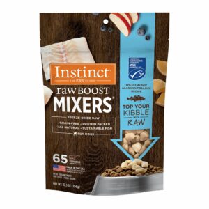 Instinct Raw Boost Mixers Dog Food Topper - Grain Free, Freeze Dried Raw, Pollock, Size: 12.5 oz, Flavor: Chicken | PetSmart