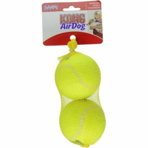 KONG Air Dog Squeakair Dog Toy Tennis Balls Large 2-Balls