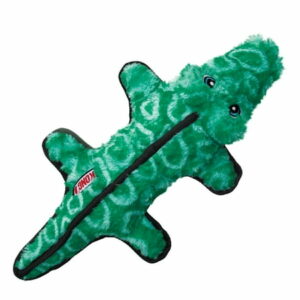 KONG Ballistic Durable Squeaker Dog Toy (Alligator)