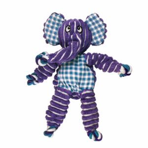 KONG Floppy Knot Elephant Dog Toy - Rope, Squeaker, Size: Medium/Large | PetSmart
