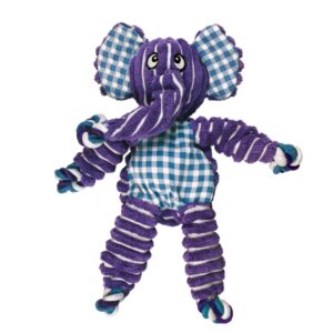 KONG Knots Elephant Dog Toy, Medium, Purple