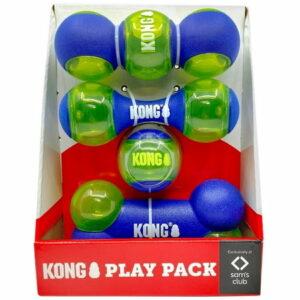 KONG Squeezz Action Play Pack Dog Toys Variety Pack (4 pk.)