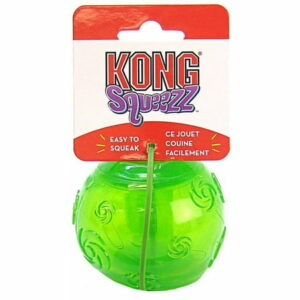 KONG Squeezz Ball Squeaker Dog Toy Assorted Colors