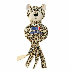 KONG Wubba No Stuff Dog Toy Cheetah