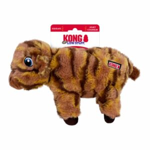 Kong Low Stuff Stripes Cow Medium Dog toy - Medium