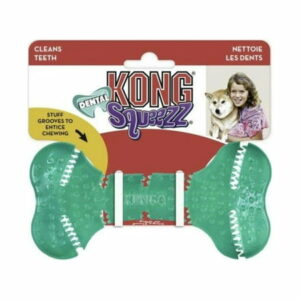 Kong Squeezz Dental Bone Dog Toy Medium - 1 Count
