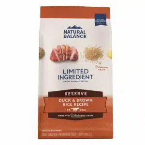 Natural Balance Limited Ingredient Reserve Duck & Brown Rice Recipe Dry Dog Food - 4 lb Bag