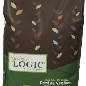 Nature's Logic Canine Venison Meal Feast Dry Dog Food - 25 lb Bag