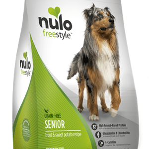 Nulo FreeStyle Grain Free Trout & Sweet Potato Senior Recipe Dry Dog Food - 24 lb Bag