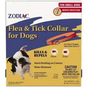 [Pack of 4] Zodiac Flea and Tick Collar for Small Dogs 1 count