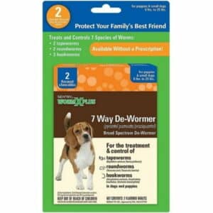 Sentry Worm X Plus 7 Way De-Wormer Broad Spectrum for Puppies and Small Dogs