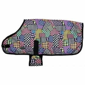 Showman Multicolor Patchwork Design Waterproof & Breathable Dog Blanket (XX-Large)