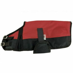 Showman Waterproof & Breathable Dog Blanket - Small (18 - 21 ) (Red)