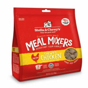 Stella & Chewy s Freeze Dried Raw Chewy's Chicken Meal Mixers - Dog Food Topper for Small & Large Breeds - Grain Free Protein Rich Recipe - 8 oz Bag