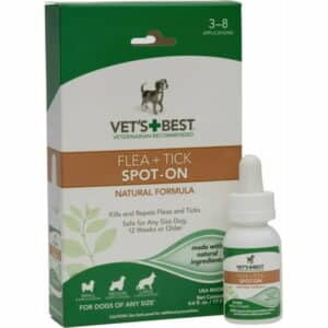 Vet s Best Natural Spot-On for Dogs of Any Size 0.6-oz bottle
