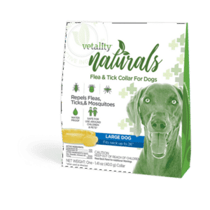 Vetality Naturals Flea & Tick Collar for Large Dogs fits necks up to 29" 4 months 1ct