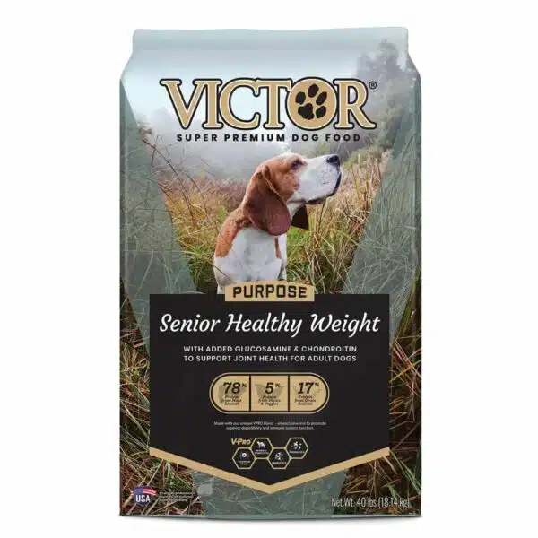 Victor Purpose Senior Healthy Weight Dry Dog Food - 15 lb Bag