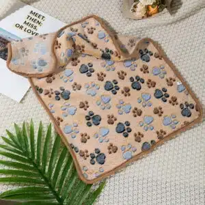 Warm Soft Pet Dog Blanket Lightweight Plush Anti-Anxiety Fluffy Mat Suitable for Autumn And Winter