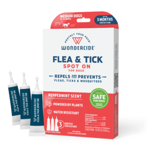 Wondercide Flea & Tick Spot on for Medium Dogs with Natural Essential Oils