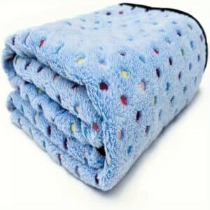 1pc Pet Blanket Coral Fleece Flannel Dog Blanket For Couch Cartoon Pattern Dog Blanket