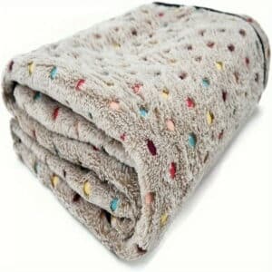 1pc Pet Blanket Coral Fleece Flannel Dog Blanket Soft Dog Bed Mat Soft And Cute Dog Blanket