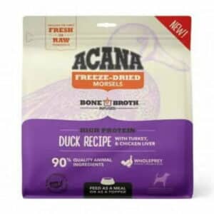 ACANA Freeze Dried Dog Food & Topper Grain Free High Protein Free-Run Duck Recipe 8oz