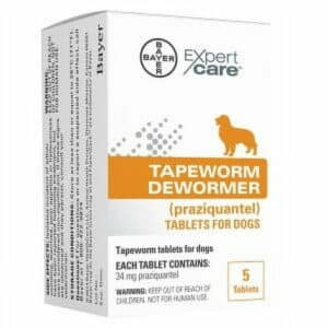 Bayer ExpertCare Tapeworm Dewormer for Dogs and Puppies