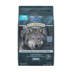 Blue Buffalo Blue Buffalo Wilderness High Protein Natural Adult Dry Dog Food Plus Wholesome Grains, Chicken | 28 lb