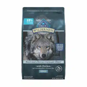 Blue Buffalo Blue Buffalo Wilderness High Protein Natural Adult Dry Dog Food Plus Wholesome Grains, Chicken | 28 lb