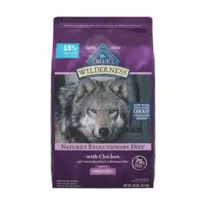 Blue Buffalo Blue Buffalo Wilderness High Protein Natural Adult Small Bite Dry Dog Food Plus Wholesome Grains, Chicken | 28 lb