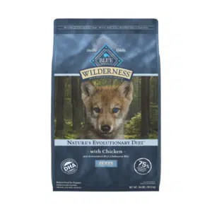 Blue Buffalo Wilderness High Protein Natural Chicken Puppy Dry Dog Food - 24 lb Bag