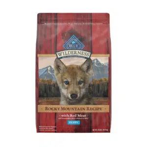 Blue Buffalo Wilderness Rocky Mountain Red Meat Recipe High Protein Natural Puppy Dry Dog Food - 24 lb Bag