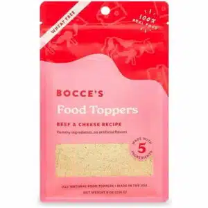 Bocce s Bakery Beef Cheese Dog Food Topper